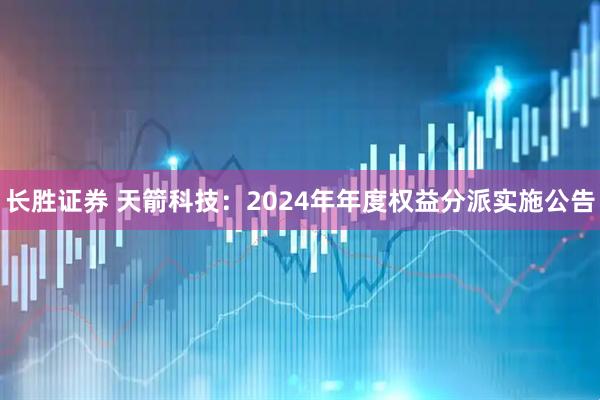 长胜证券 天箭科技：2024年年度权益分派实施公告