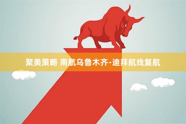 聚美策略 南航乌鲁木齐-迪拜航线复航