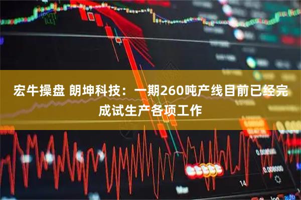宏牛操盘 朗坤科技：一期260吨产线目前已经完成试生产各项工作