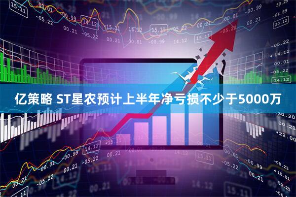 亿策略 ST星农预计上半年净亏损不少于5000万